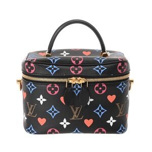 Louis Vuitton Monogram Game On Vanity Noir Black Canvas Bag